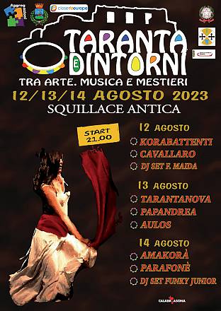Taranta e dintorni tra arte musica e mestieri